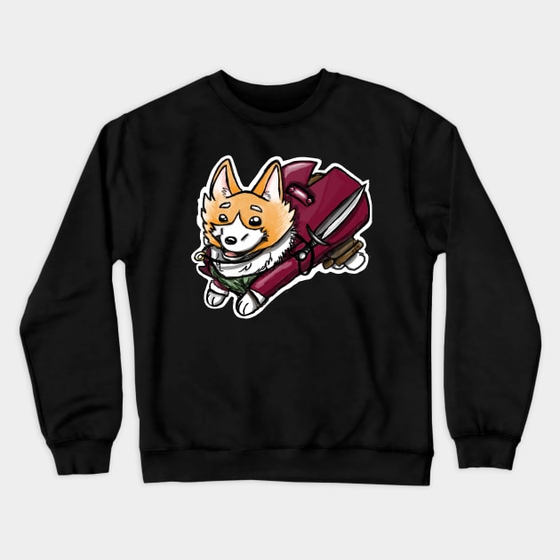 Corgi Baggins Crewneck Sweatshirt by Bat13SJx